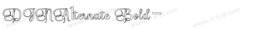 DINA1ternate Bold字体转换
